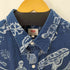リーバイス Levis SUPIMA S/S Sunset 1 Pocket Shirt 総柄 S/S シャツ メンズ JPN:L