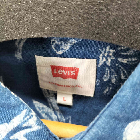 リーバイス Levis SUPIMA S/S Sunset 1 Pocket Shirt 総柄 S/S シャツ メンズ JPN:L