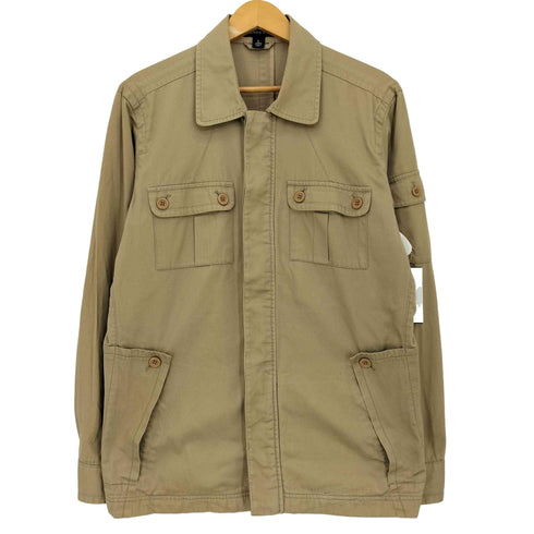ランズエンド LANDS END ハンティングジャケット サファリ メンズ import:L