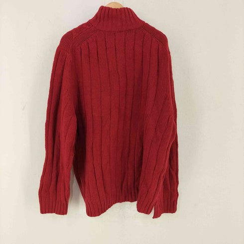 チェロキー Cherokee ハーフジップ ケーブルニット メンズ import:XL