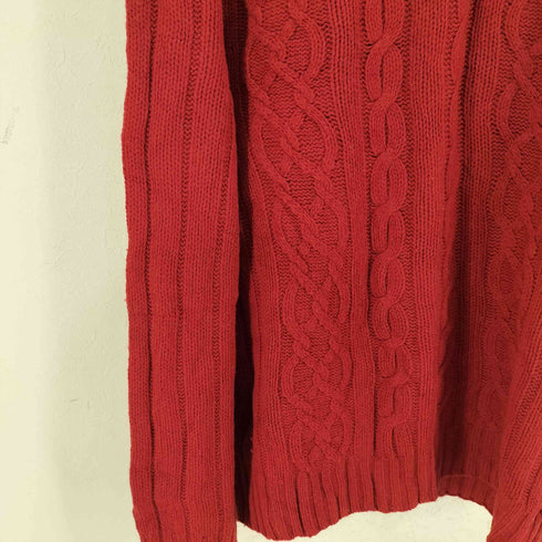 チェロキー Cherokee ハーフジップ ケーブルニット メンズ import:XL