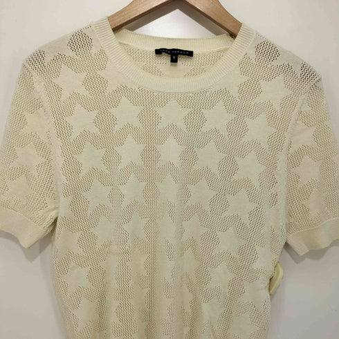 タラジャーモン TARA JARMON 星柄 メッシュ S/S プルオーバー ニット レディース JPN:M