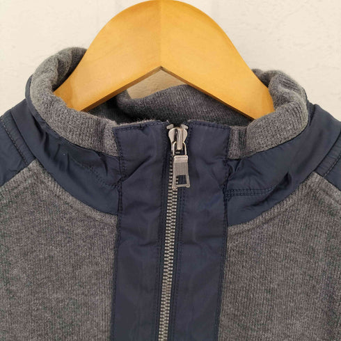 ノーティカ NAUTICA ロゴ刺繍 フルジップ コマンドセーター メンズ import:L