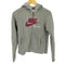 ナイキ NIKE フロッキープリント ジップアップパーカー レディース import:M