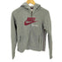 ナイキ NIKE フロッキープリント ジップアップパーカー レディース import:M