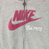 ナイキ NIKE フロッキープリント ジップアップパーカー レディース import:M