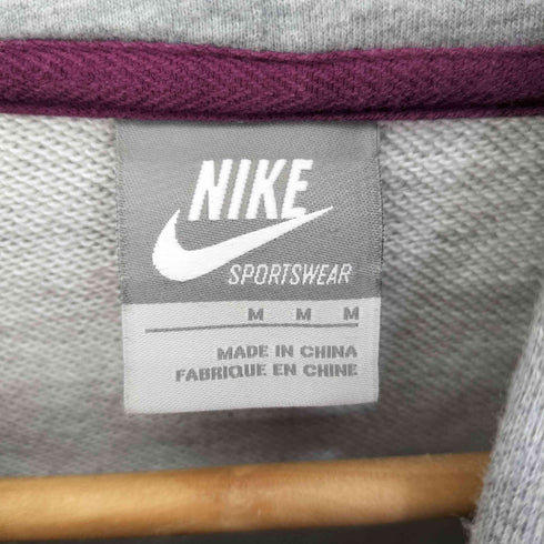 ナイキ NIKE フロッキープリント ジップアップパーカー レディース import:M
