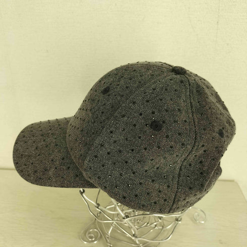 ザラ ZARA ラインストーン クリスタル デニム キャップ レディース USA S-M