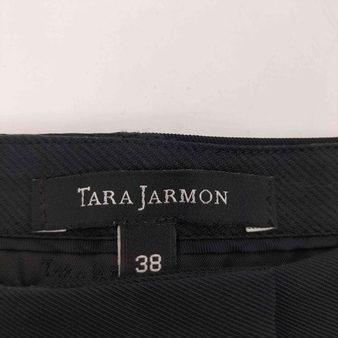 タラジャーモン TARA JARMON トリアセテート 1タック テーパードスラックス レディース EUR:38