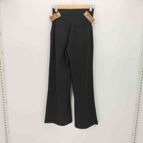 アメリ AMERI CLASSIC FLARE PANTS サイドベルト フレア スラックス パンツ レディース JPN:M