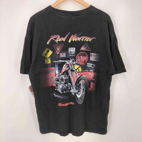 00S M&O Knits ボディ メキシコ製 SNAP ON 両面 プリント S/S Tシャツ メンズ import:L
