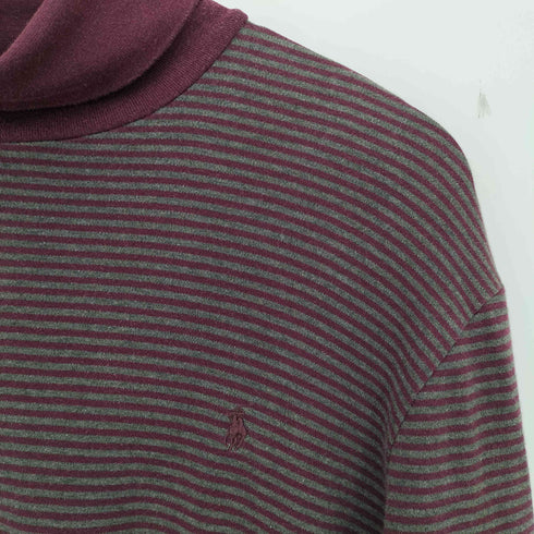 ポロゴルフラルフローレン POLO GOLF RALPH LAUREN ポニー刺繍 ボーダー タートルネック メンズ import:M