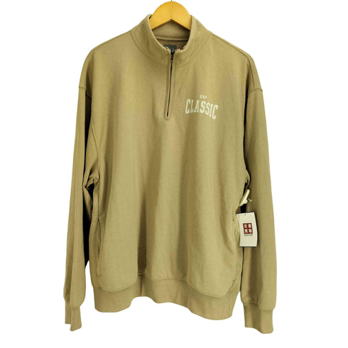 ギャップ Gap ハーフジップスウェット バックプリント レディース import:L