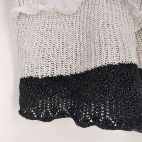 ザラ ZARA バイカラー ニットキャミソール レディース import:M