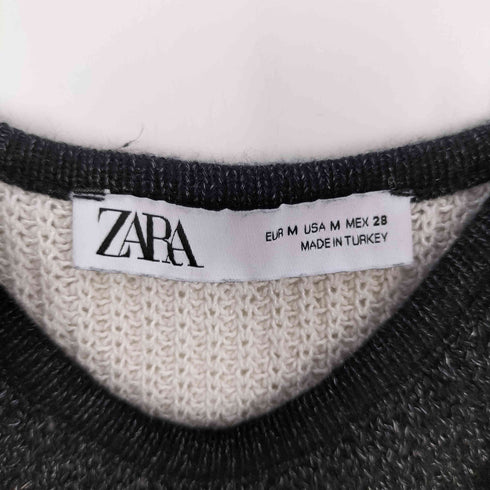 ザラ ZARA バイカラー ニットキャミソール レディース import:M