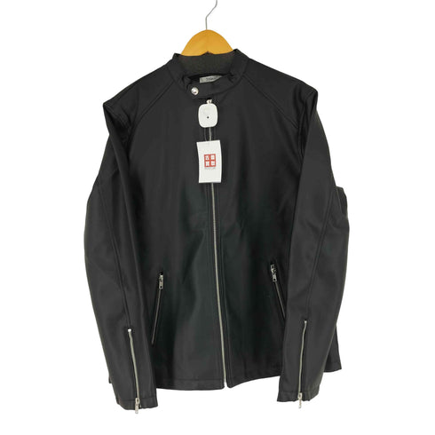 ナイラス NYLAUS フェイクレザー シングルライダース メンズ LL