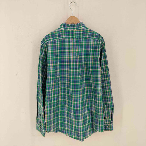 ラルフローレン RALPH LAUREN SLIM FIT ポニー刺繍 チェック BDシャツ メンズ import:XL