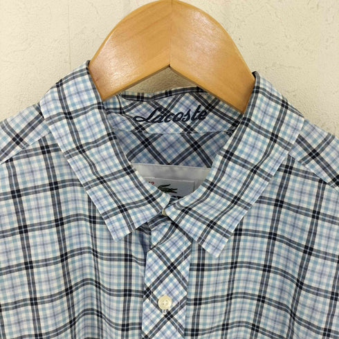 ラコステ LACOSTE チェック レギュラーカラーシャツ メンズ FR:42