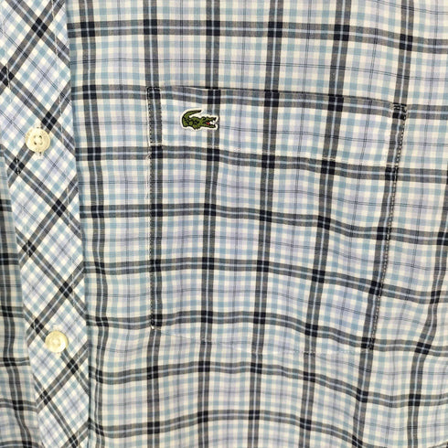 ラコステ LACOSTE チェック レギュラーカラーシャツ メンズ FR:42
