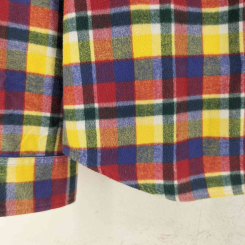 トミー TOMMY コットン フランネルシャツ メンズ import:L