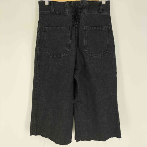 CAMPHOR WOOD 23AW laceup wide baggy sailor denim レースアップ ワイド バギー セーラー デニム パンツ カットオフ メンズ JPN:M