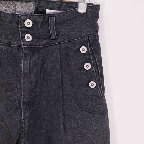CAMPHOR WOOD 23AW laceup wide baggy sailor denim レースアップ ワイド バギー セーラー デニム パンツ カットオフ メンズ JPN:M