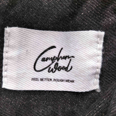 CAMPHOR WOOD 23AW laceup wide baggy sailor denim レースアップ ワイド バギー セーラー デニム パンツ カットオフ メンズ JPN:M