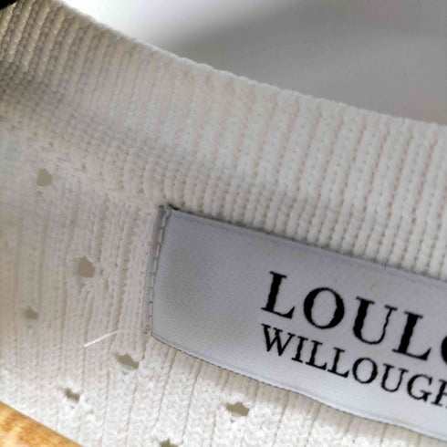 ルルウィルビー LOULOU WILLOUGHBY アイレットポインテールカーディガン レディース JPN:2