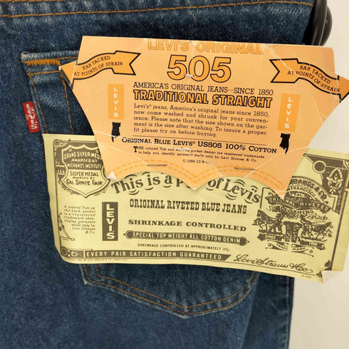 リーバイス Levis 90S 94年製 USA製 532刻印 505 デッドストック ミントコンディション メンズ W31 L36