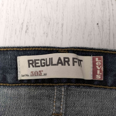 リーバイス Levis REGULAR FIT 505 ジップフライ ストレート デニム パンツ メンズ W:36 L:32