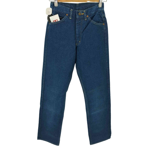 リー Lee 80S USA製 Full Cut Straight Leg ジップフライデニムパンツ 42TALONジップ デッドストック レディース 28×36