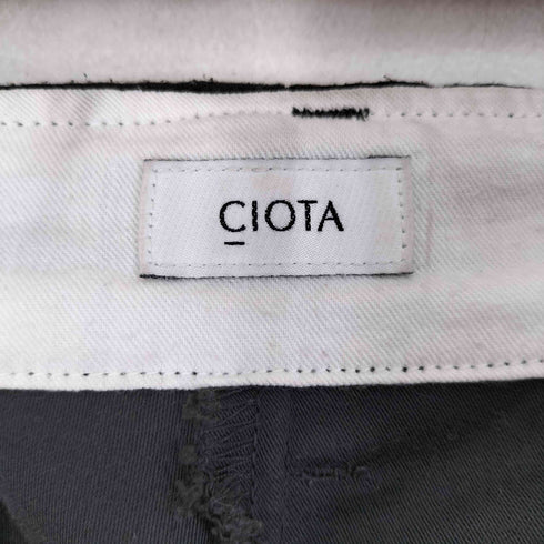 シオタ CIOTA スビンコットン ナイロン バックサテン M65 フィールドパンツ メンズ 6