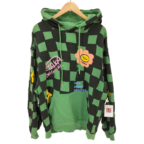 TAKA ORIGINAL POKCET CHECK HOODIE メンズ import:XL