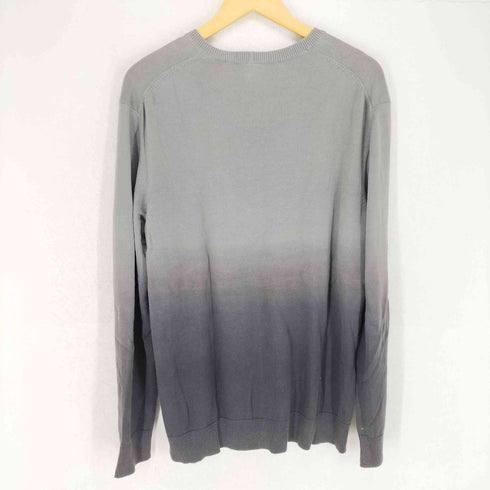 アルマーニエクスチェンジ ARMANI EXCHANGE フロッキープリントスレ加工 グラデーションコットンニット メンズ L