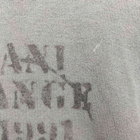 アルマーニエクスチェンジ ARMANI EXCHANGE フロッキープリントスレ加工 グラデーションコットンニット メンズ L