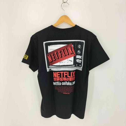 ハードコアチョコレート HARDCORE CHOCOLATE 企業ロゴ 両面プリント S/S Tシャツ メンズ JPN:M