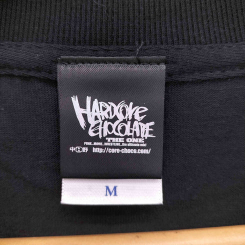 ハードコアチョコレート HARDCORE CHOCOLATE 企業ロゴ 両面プリント S/S Tシャツ メンズ JPN:M