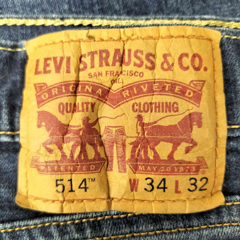 リーバイス Levis 514 ストレッチ ジップフライ デニム パンツ メンズ W34 L32