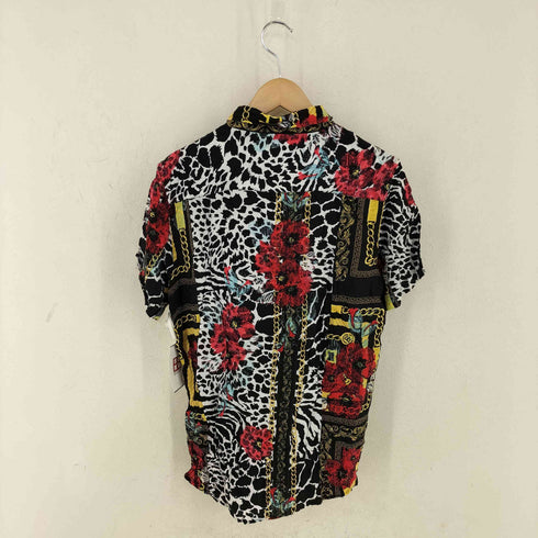 REASON 総柄 レーヨン シャツ メンズ import:M