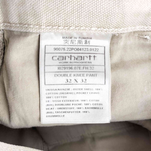 カーハートワークインプログレス Carhartt WIP DOUBLE KNEE PANT メンズ 32/32