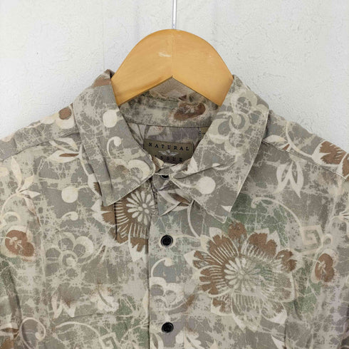 ナチュラルイシュー NATURAL ISSUE レーヨン レギュラーカラーシャツ メンズ import:L
