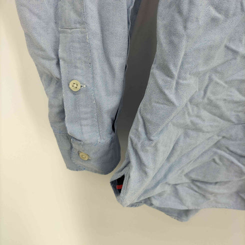 ラルフローレン RALPH LAUREN SLIM FIT ポニー刺繍 マチ付 ボタンダウンシャツ メンズ import:L