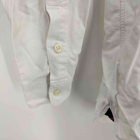 ラルフローレン RALPH LAUREN SLIM FIT ポニー刺繍 マチ付 ボタンダウンシャツ メンズ import:L