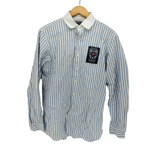 ポロバイラルフローレン Polo by RALPH LAUREN PLPC マチ付 ストライプシャツ クレリック メンズ import:S