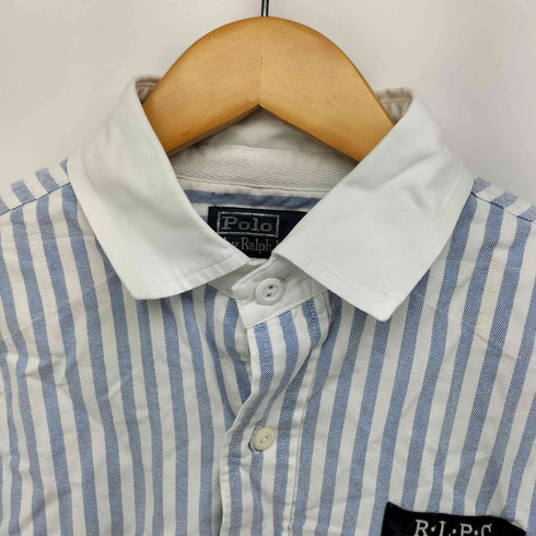 ポロバイラルフローレン Polo by RALPH LAUREN PLPC マチ付 ストライプシャツ クレリック メンズ import:S