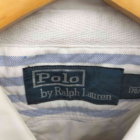 ポロバイラルフローレン Polo by RALPH LAUREN PLPC マチ付 ストライプシャツ クレリック メンズ import:S