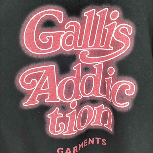 ガリスアディクション GALLIS ADDICTION 袖ロゴワッペン プリント クルーネック スウェット トレーナー メンズ JPN:3
