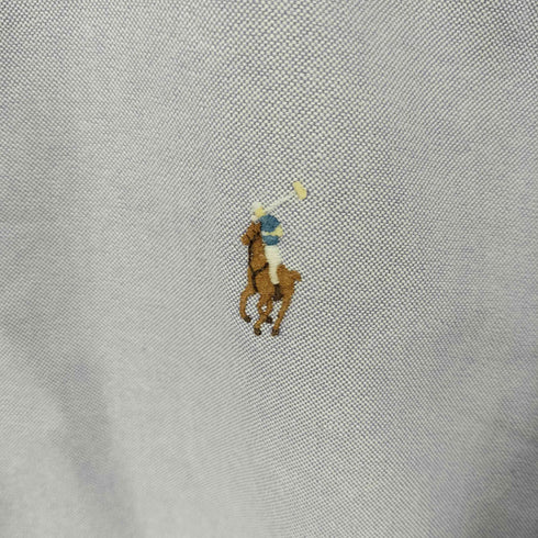 ラルフローレン RALPH LAUREN SLIM FIT ポニー刺繍 ボタンダウンシャツ メンズ import:L
