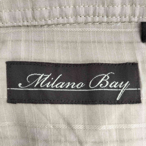 MILANO BAY レーヨンポリ レギュラーカラーシャツ メンズ import:XL