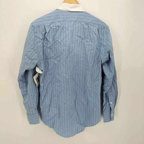 ポロバイラルフローレン Polo by RALPH LAUREN CLUB CUSTOM FIT 丸襟 ストライプシャツ クレリック メンズ import:M